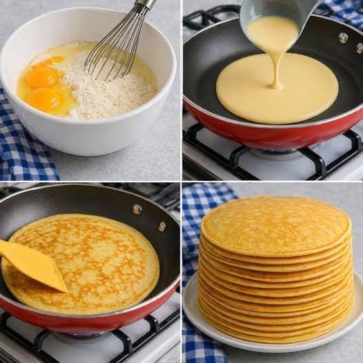 Homemade-Pancakes-Simple-Recipe